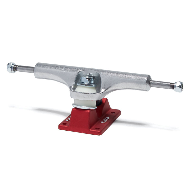 Ace Classic Skateboard Trucks - Polished/Red - 44
