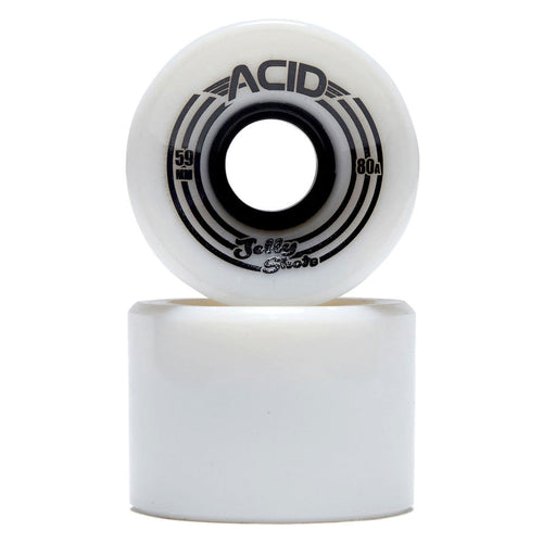 Acid Jelly Shots 80a Skateboard Wheels - White - 59mm