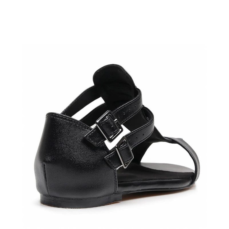 Aemee - Black Vegan Leather - Street Sole