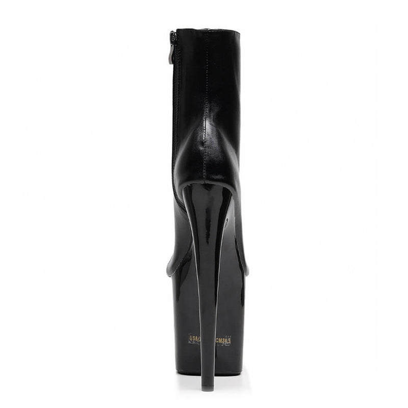 Angel - Black Vegan Leather - Street Sole