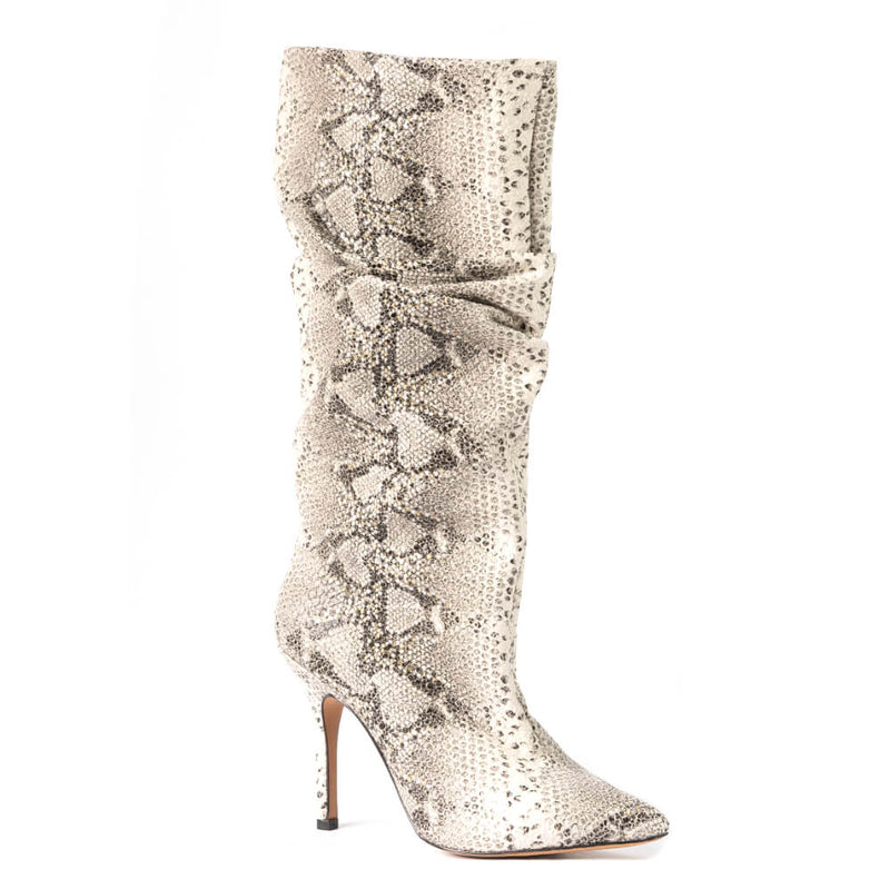 Bree - Beige Vegan Snake - Street Sole