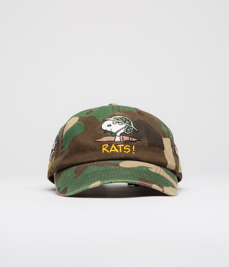 Butter Goods x Peanuts Rats Cap in Washed Camo
