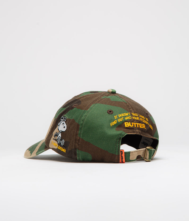 Butter Goods x Peanuts Rats Cap in Washed Camo