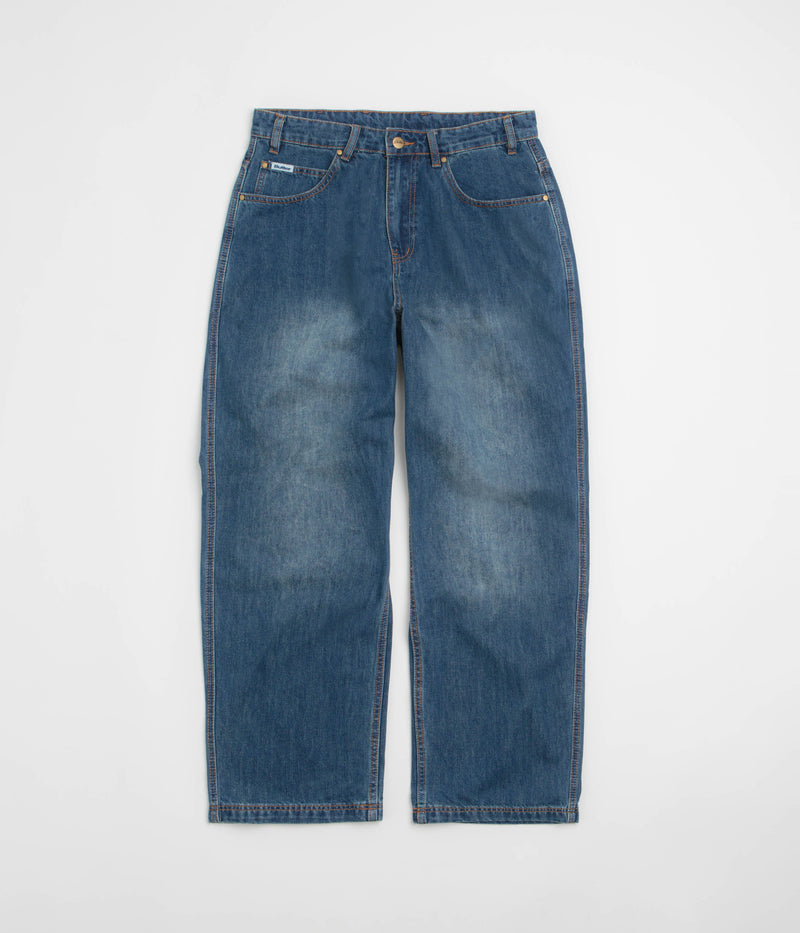 Butter Goods x Peanuts Spike Denim Jeans in Distressed Indigo