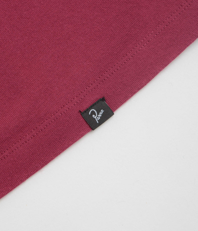 by Parra Beach Parking T-Shirt in Raspberry