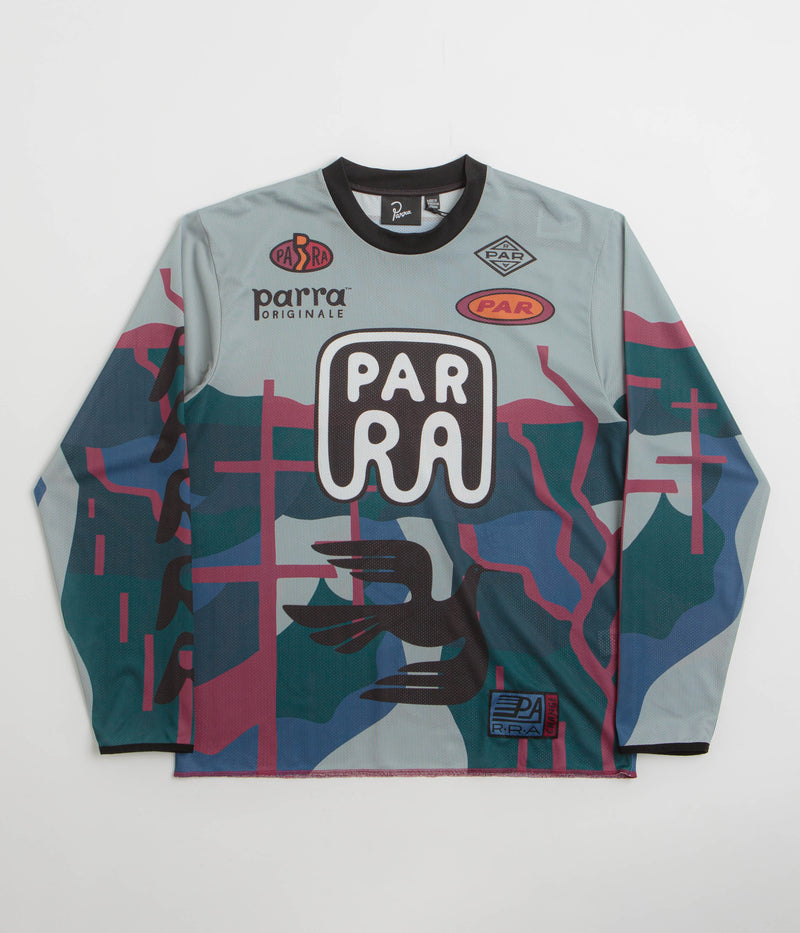 by Parra Dirt Jumper Long Sleeve T-Shirt in Grey