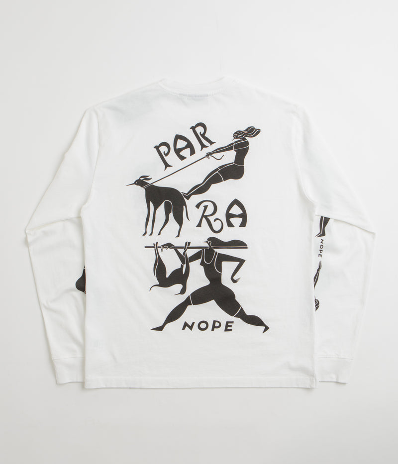 by Parra Dog Training Long Sleeve T-Shirt in White