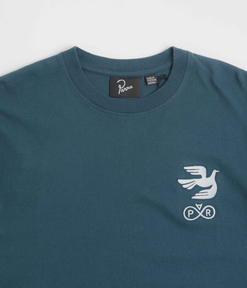 by Parra Infinite Bird Logo T-Shirt in Blue