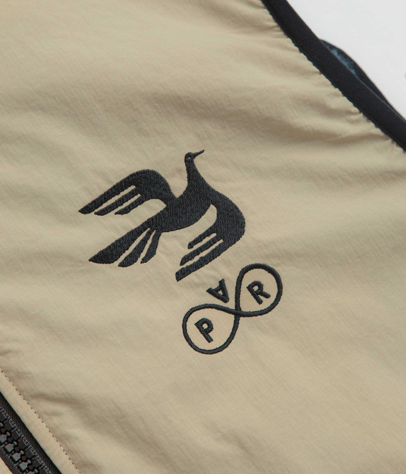 by Parra Infinite Bird Reversible Vest in Navy Blue