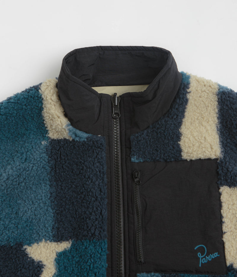 by Parra Infinite Bird Reversible Vest in Navy Blue