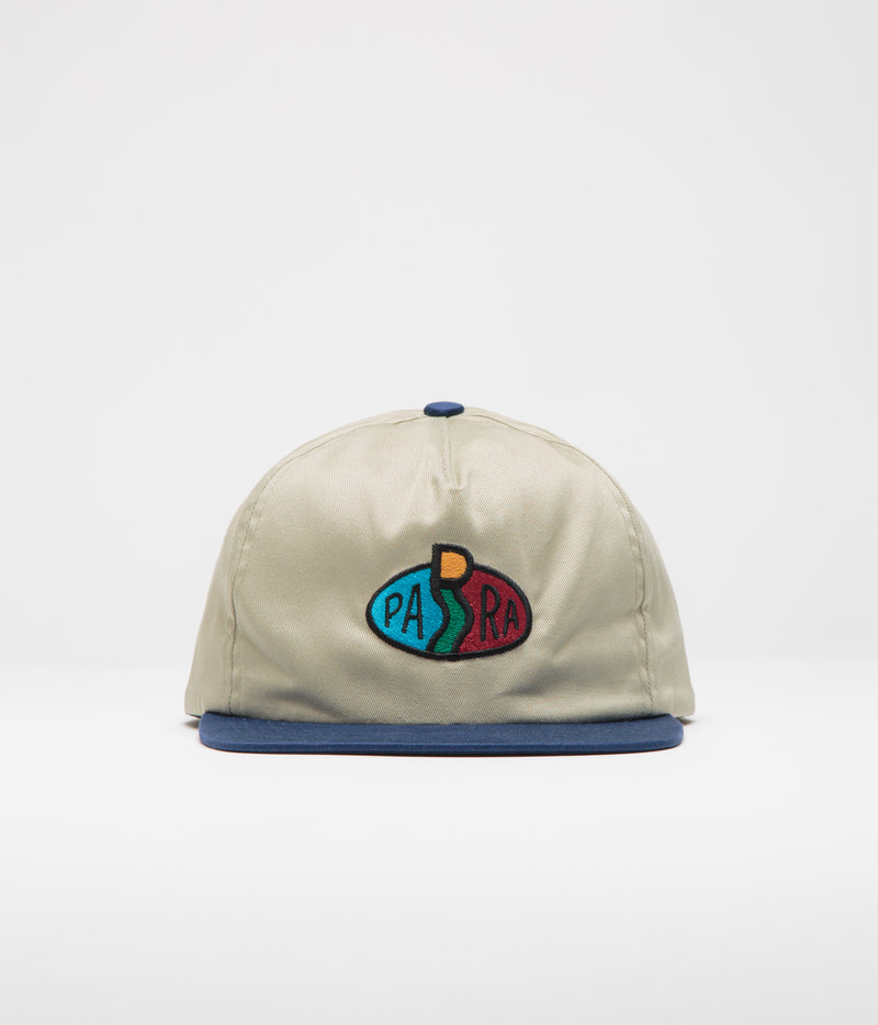 by Parra Legs Logo Cap in Off White
