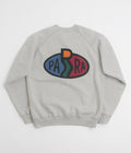 by Parra Legs Logo Crewneck Sweatshirt in Heather Grey