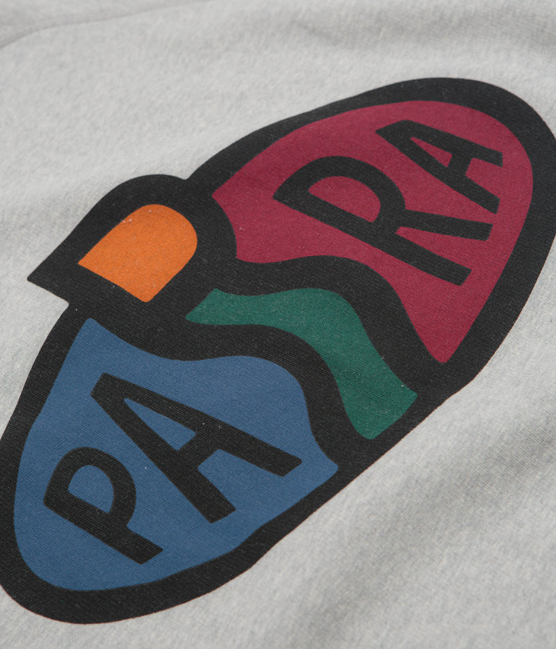 by Parra Legs Logo Crewneck Sweatshirt in Heather Grey