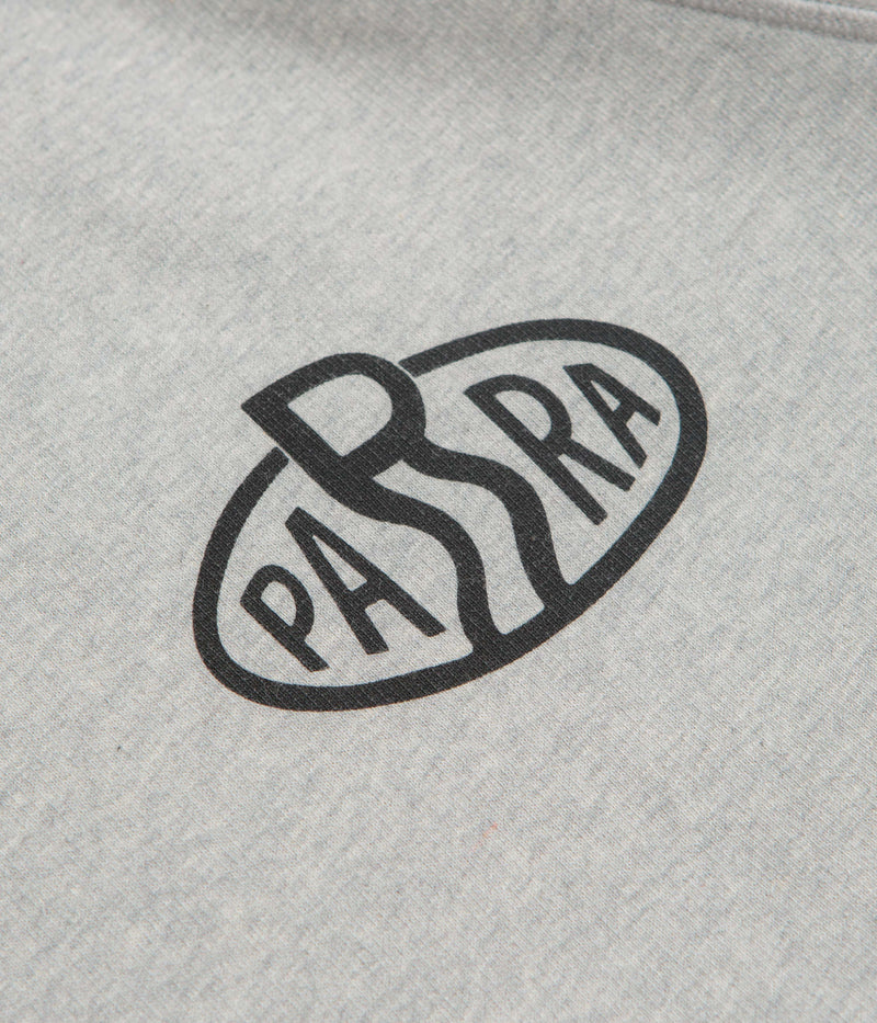 by Parra Legs Logo Crewneck Sweatshirt in Heather Grey
