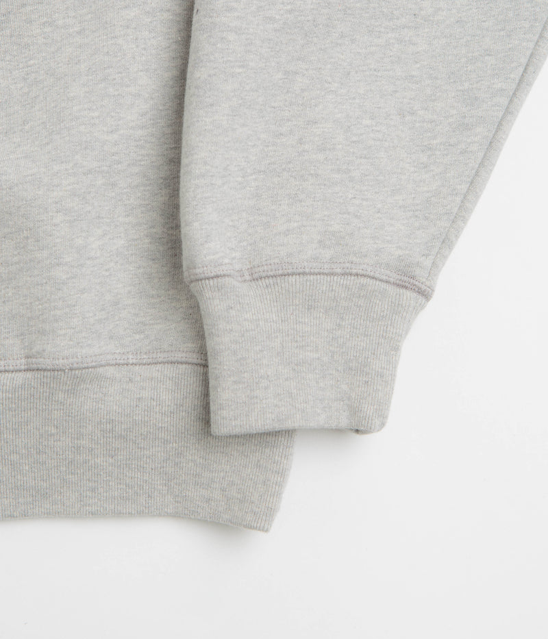 by Parra Legs Logo Crewneck Sweatshirt in Heather Grey