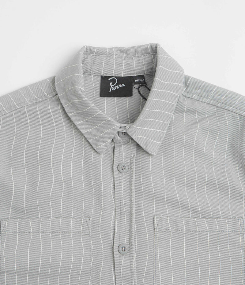 by Parra Meandering Lines Shirt in Grey