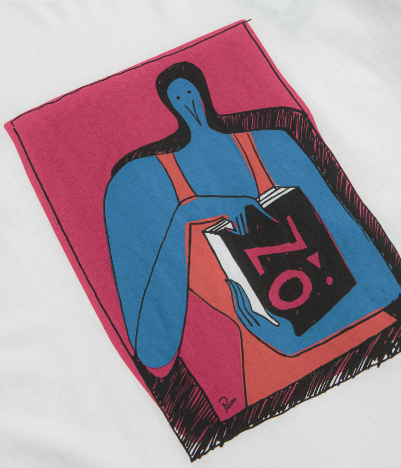 by Parra No Books T-Shirt in White