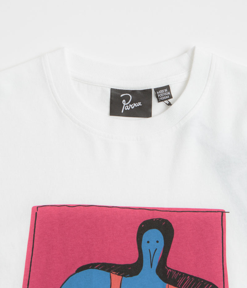 by Parra No Books T-Shirt in White