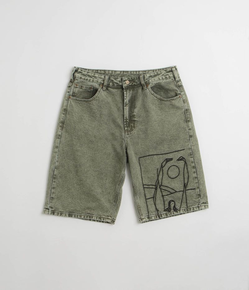 by Parra Protect The Sun Shorts in Green
