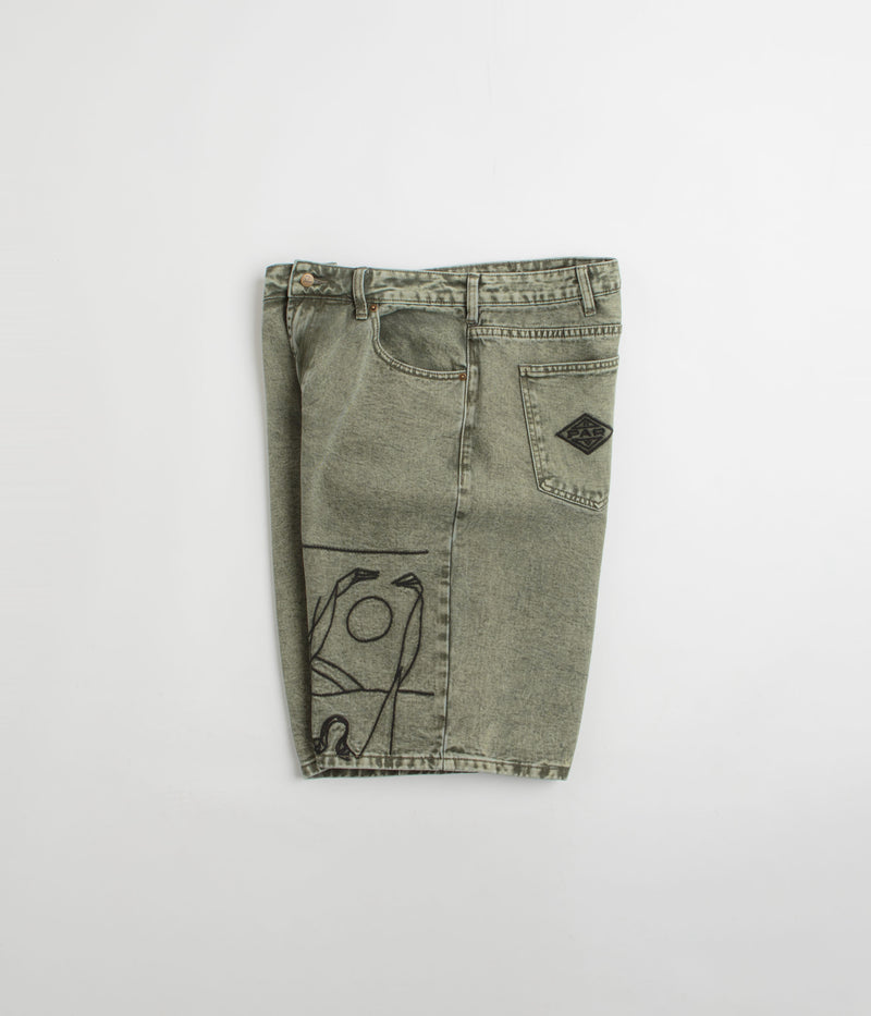 by Parra Protect The Sun Shorts in Green