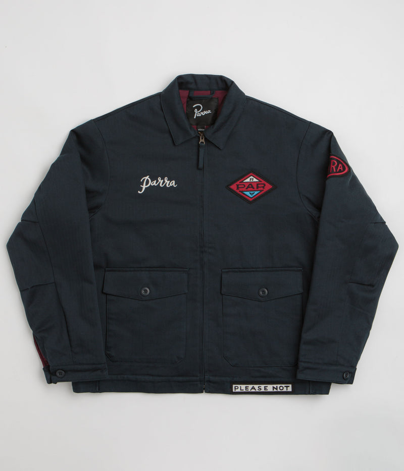 by Parra Pumping Gas Jacket in Navy Blue