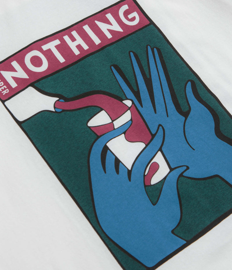 by Parra Super Nothing T-Shirt in White
