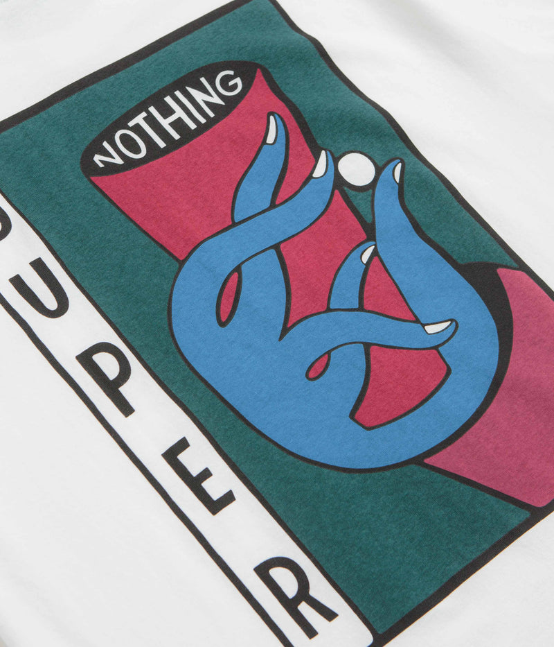 by Parra Super Nothing T-Shirt in White