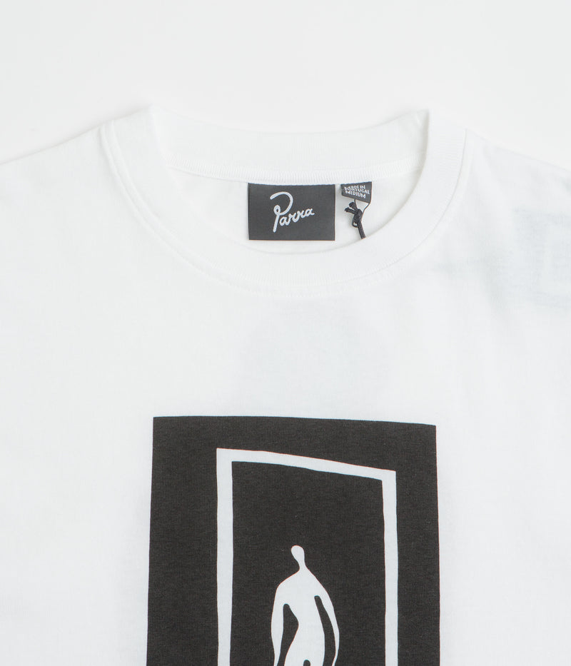 by Parra The Hotel Long Sleeve T-Shirt in White