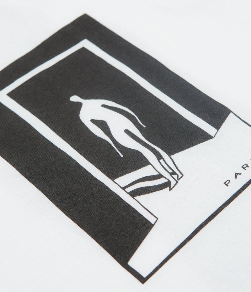 by Parra The Hotel Long Sleeve T-Shirt in White