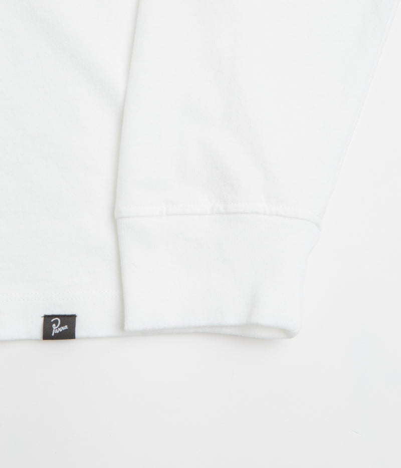 by Parra The Hotel Long Sleeve T-Shirt in White