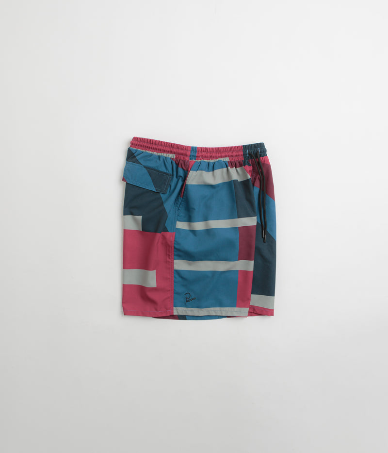 by Parra Vertical Forest Swim Shorts in Blue