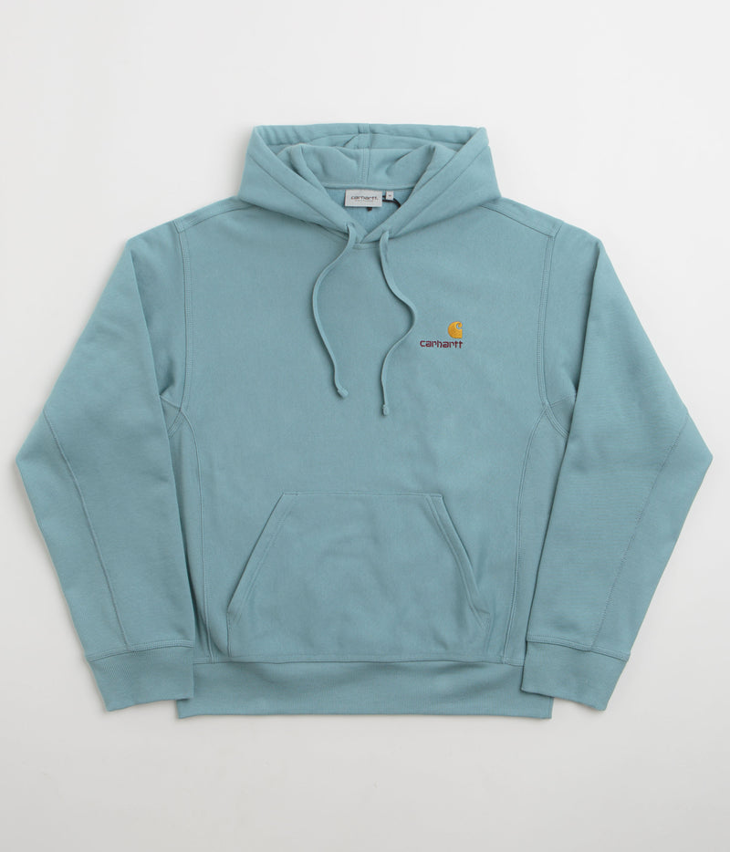 Carhartt American Script Hoodie in Citadel