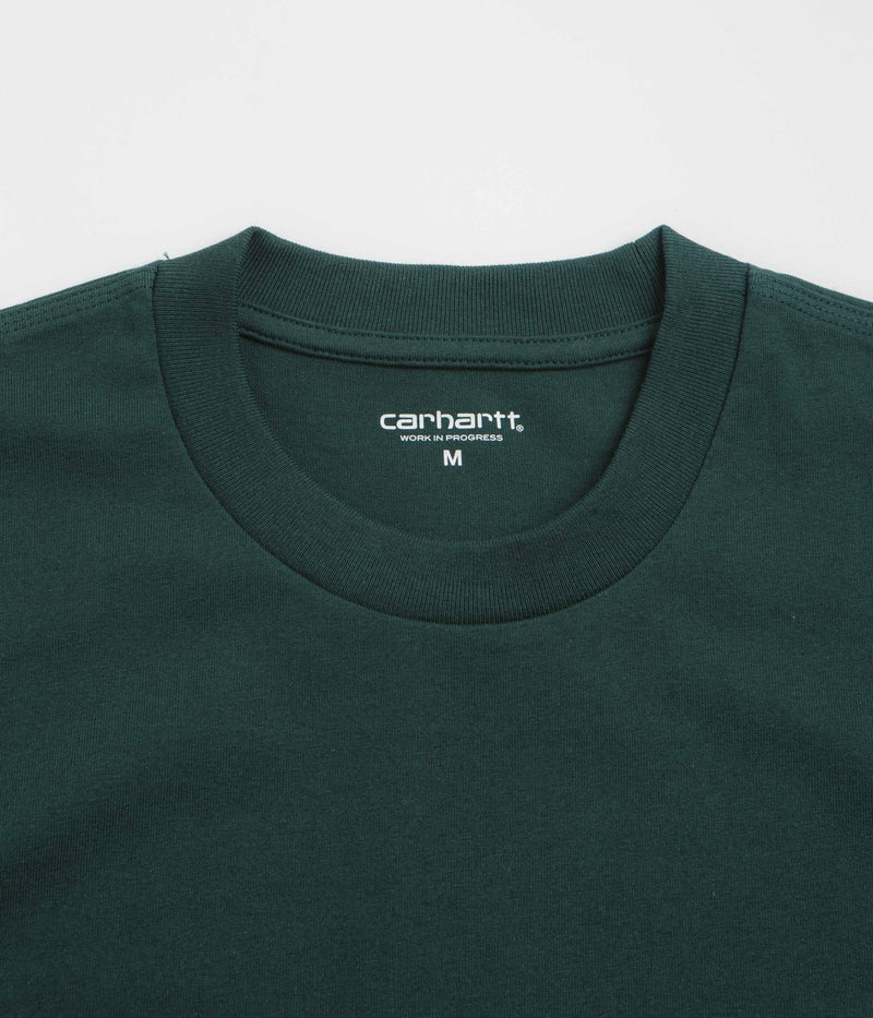 Carhartt American Script T-Shirt in Dark Fir