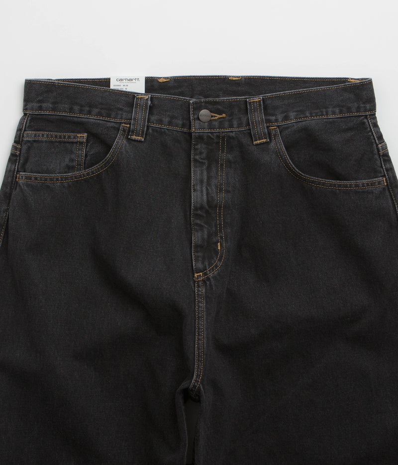 Carhartt Brandon Pants in Black Stone Washed