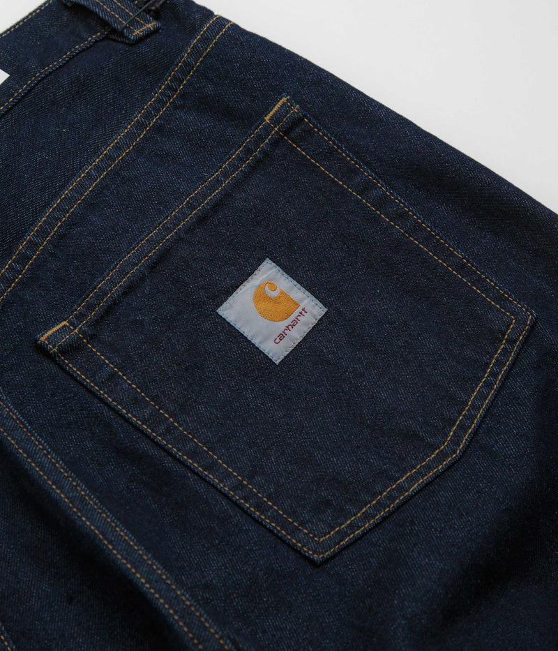 Carhartt Brandon Pants in Blue Rinsed and Blue