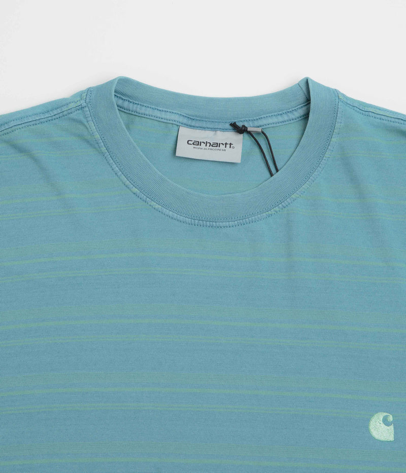 Carhartt Brodine T-Shirt in Brodine Stripe and Saguaro