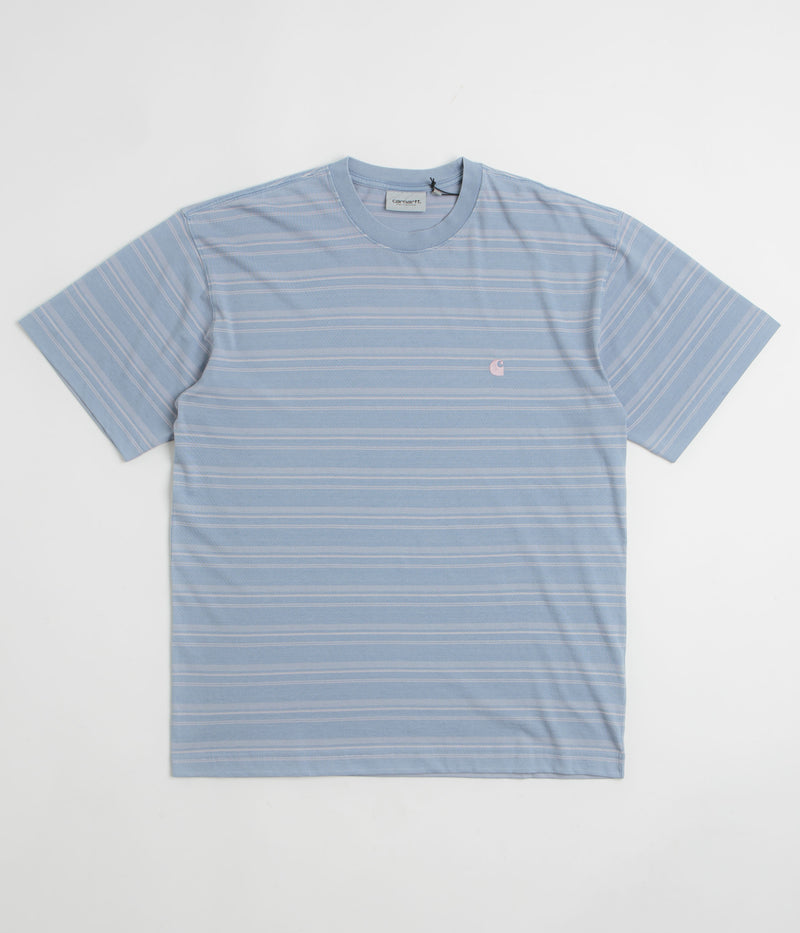 Carhartt Brodine T-Shirt in Brodine Stripe and Sorrent