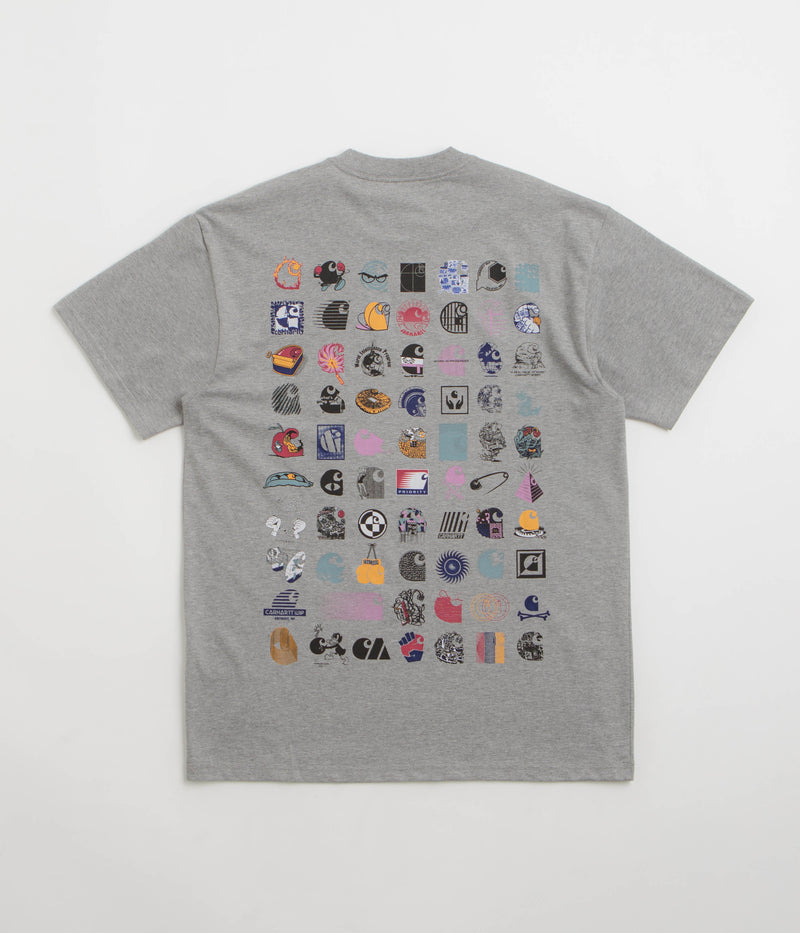 Carhartt C Logo Archive T-Shirt in Grey Heather