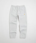 Carhartt Chase Sweatpants in Ash Heather and Gold