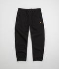 Carhartt Chase Sweatpants in Black and Gold