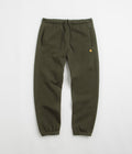 Carhartt Chase Sweatpants in Olive and Gold