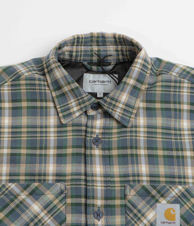 Carhartt Cronyn Shirt Jacket in Cronyn Check and Dark Navy