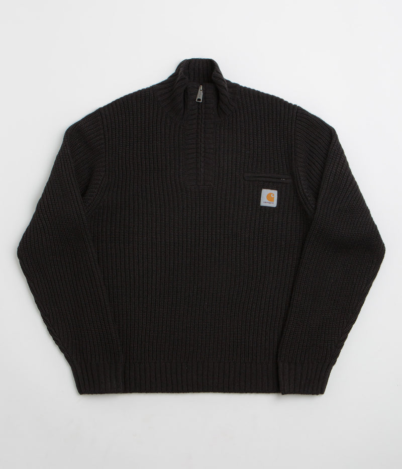 Carhartt Detroit Half Zip Sweatshirt in Black