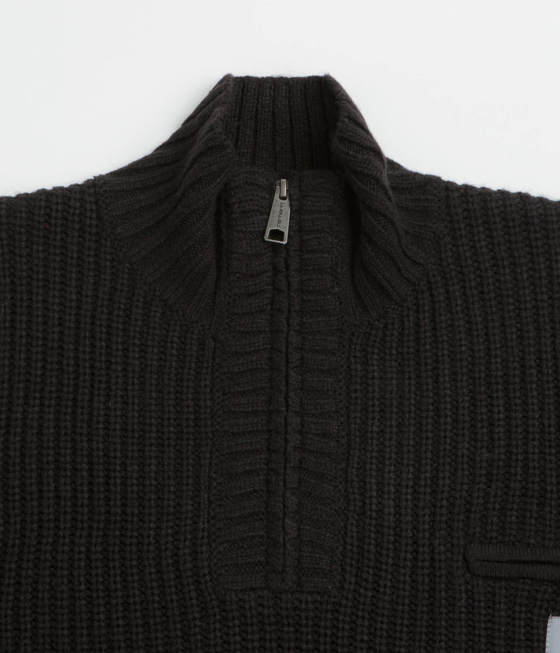 Carhartt Detroit Half Zip Sweatshirt in Black