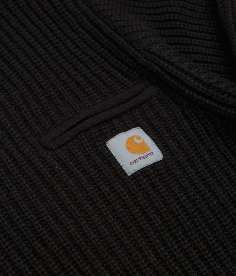 Carhartt Detroit Half Zip Sweatshirt in Black