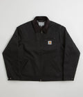Carhartt Detroit Jacket in Black and Black Rigid