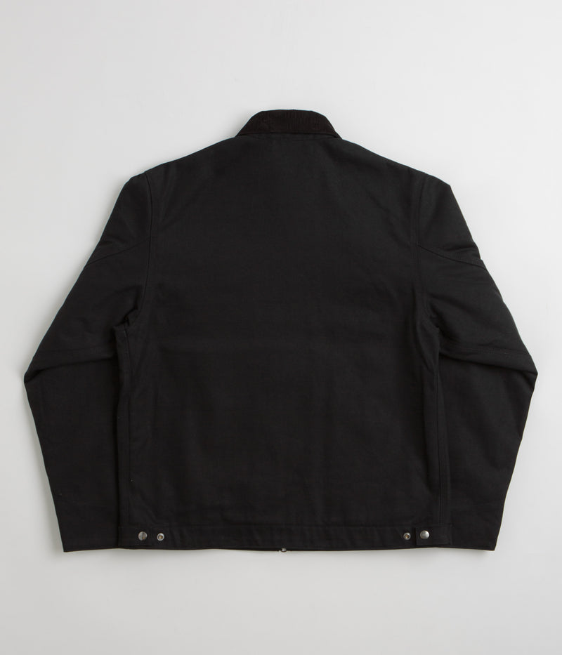 Carhartt Detroit Jacket in Black and Black Rigid