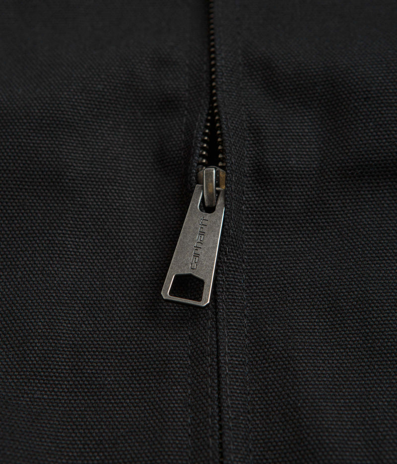 Carhartt Detroit Jacket in Black and Black Rigid