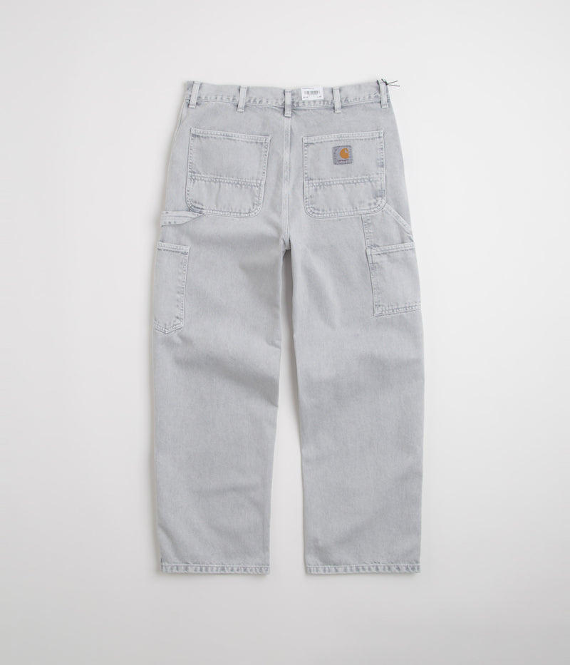 Carhartt Double Knee Denim Pants in Black Chalk Wash