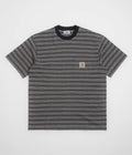 Carhartt Gellar Pocket T-Shirt in Gellar Stripe and Black